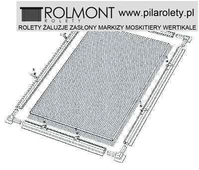 Piła rolety materiałowe